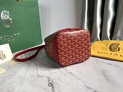 Kitlife Goyard Petit Flot Bucket Bag Red 14x16x22cm - 4