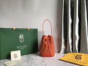 Kitlife Goyard Petit Flot Bucket Bag Orange 14x16x22cm - 6