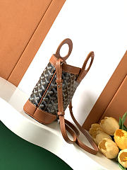 Kitlife Goyard Beluga Mini Basket Bag Brown & Black 23x18.5x8cm - 2