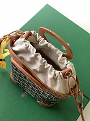 Kitlife Goyard Beluga Mini Basket Bag Brown & Black 23x18.5x8cm - 5