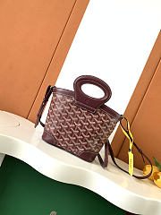 Kitlife Goyard Beluga Mini Basket Bag Burgundy 23x18.5x8cm  - 1