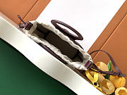 Kitlife Goyard Beluga Mini Basket Bag Burgundy 23x18.5x8cm  - 6