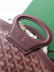 Kitlife Goyard Beluga Mini Basket Bag Burgundy 23x18.5x8cm  - 4