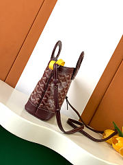 Kitlife Goyard Beluga Mini Basket Bag Burgundy 23x18.5x8cm  - 3