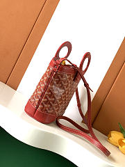 Kitlife Goyard Beluga Mini Basket Bag Red 23x18.5x8cm  - 6