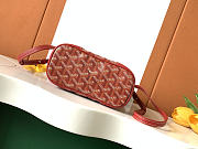 Kitlife Goyard Beluga Mini Basket Bag Red 23x18.5x8cm  - 4