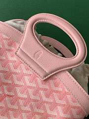 Kitlife Goyard Beluga Mini Basket Bag Pink 23x18.5x8cm  - 2