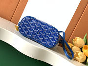 Kitlife Goyard Beluga Mini Basket Bag Blue 23x18.5x8cm  - 4
