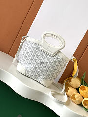 Kitlife Goyard Beluga Mini Basket Bag White 23x18.5x8cm - 1