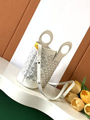 Kitlife Goyard Beluga Mini Basket Bag White 23x18.5x8cm - 6