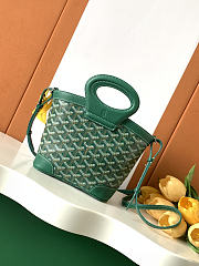 Kitlife Goyard Beluga Mini Basket Bag Green 23x18.5x8cm  - 1