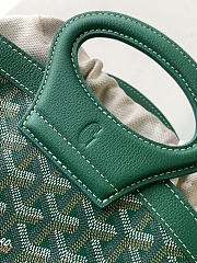 Kitlife Goyard Beluga Mini Basket Bag Green 23x18.5x8cm  - 3