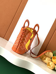 Kitlife Goyard Beluga Mini Basket Bag Orange 23x18.5x8cm - 5