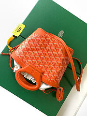 Kitlife Goyard Beluga Mini Basket Bag Orange 23x18.5x8cm - 2
