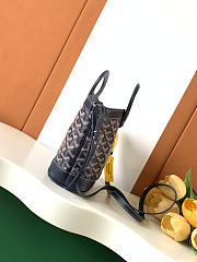 Kitlife Goyard Beluga Mini Basket Bag Dark Blue 23x18.5x8cm - 4