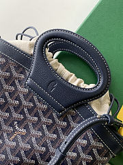 Kitlife Goyard Beluga Mini Basket Bag Dark Blue 23x18.5x8cm - 2