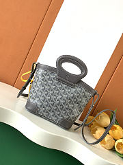 Kitlife Goyard Beluga Mini Basket Bag Grey 23x18.5x8cm  - 1
