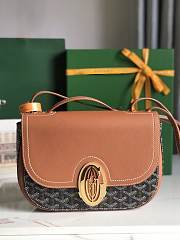 Kitlife Goyard 233 Bag Brown & Black 25x17x8cm - 1