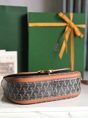 Kitlife Goyard 233 Bag Brown & Black 25x17x8cm - 2
