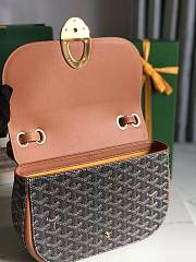 Kitlife Goyard 233 Bag Brown & Black 25x17x8cm - 5