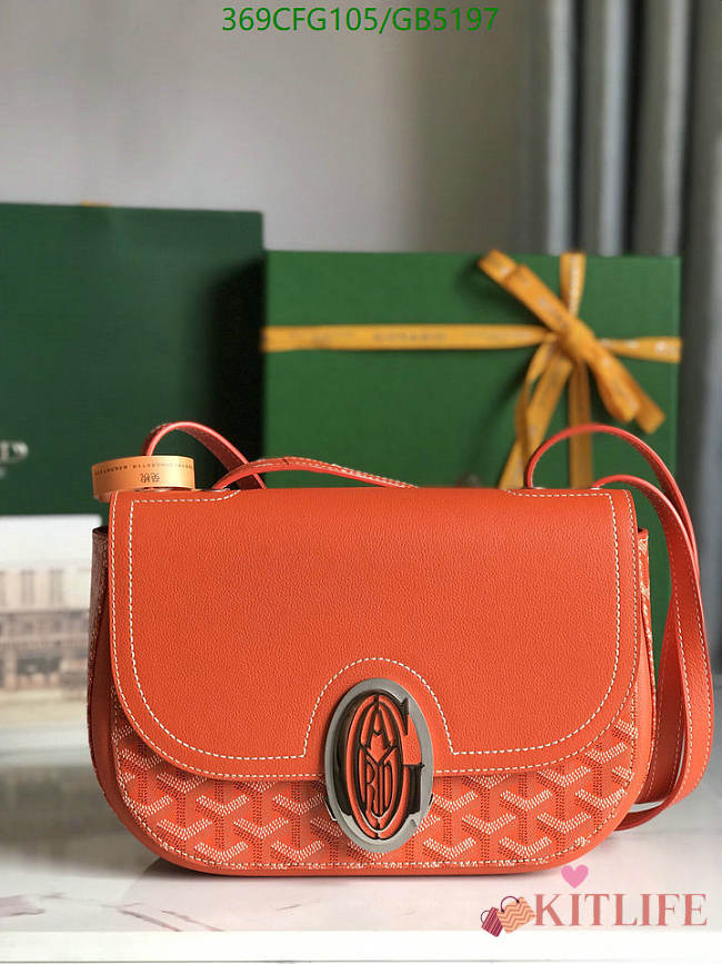 Kitlife Goyard 233 Bag Orange 25x17x8cm - 1