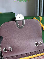 Kitlife Goyard 233 Bag Burgundy 25x17x8cm  - 3