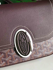 Kitlife Goyard 233 Bag Burgundy 25x17x8cm  - 2