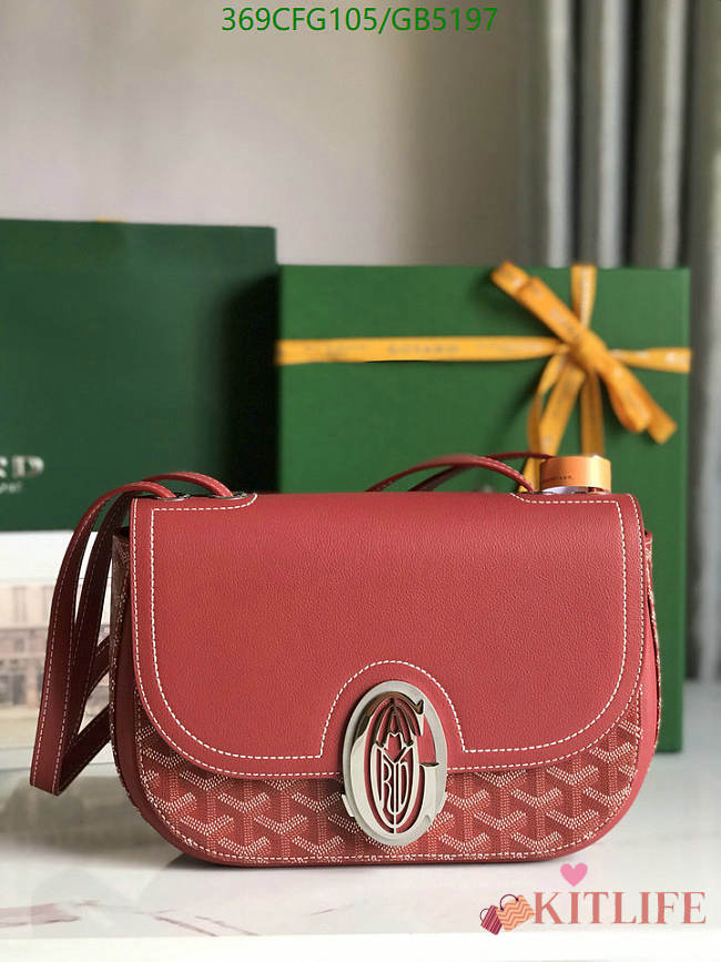 Kitlife Goyard 233 Bag Red 25x17x8cm - 1