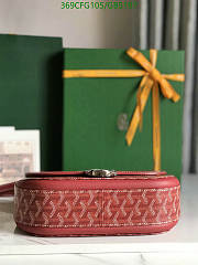 Kitlife Goyard 233 Bag Red 25x17x8cm - 5