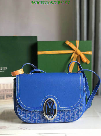 Kitlife Goyard 233 Bag Blue 25x17x8cm