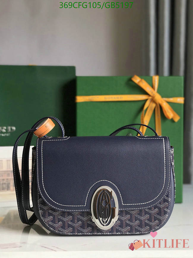 Kitlife Goyard 233 Bag Dark Blue 25x17x8cm - 1