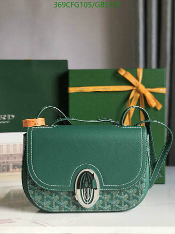Kitlife Goyard 233 Bag Green 25x17x8cm 
