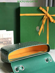 Kitlife Goyard 233 Bag Green 25x17x8cm  - 5