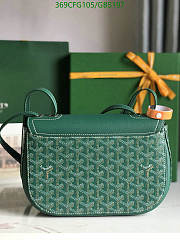 Kitlife Goyard 233 Bag Green 25x17x8cm  - 4