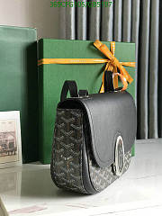 Kitlife Goyard 233 Bag Black 25x17x8cm  - 5