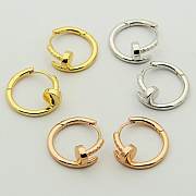 Kitlife Cartier Juste un Clou Hoop Earrings Small Model In Gold / Rose Gold / Siver - 1