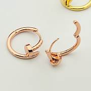 Kitlife Cartier Juste un Clou Hoop Earrings Small Model In Gold / Rose Gold / Siver - 3