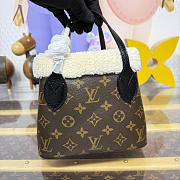 Kitlife Louis Vuitton Lambswool Wool This Neverfull Bandoulière Inside Out BB Handbag M26315 26.5x11x16.5cm - 5