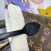 Kitlife Louis Vuitton Lambswool Wool This Neverfull Bandoulière Inside Out BB Handbag M26315 26.5x11x16.5cm - 3