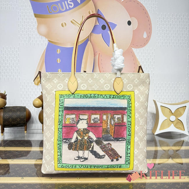Kitlife Louis Vuitton Carry It Cat Other Monogram Canvas Bag M15128 37x2x37cm - 1