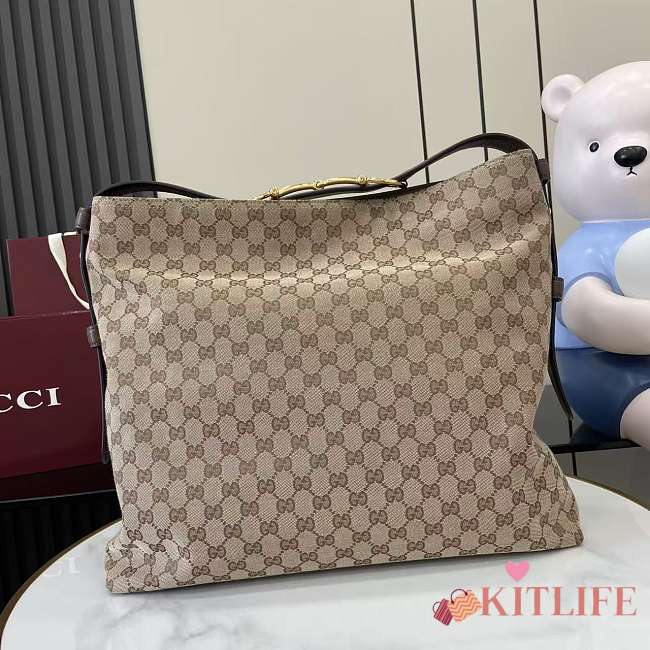 Kitlife Gucci Beatrix Large Tote Bag Beige & Brown Canvas 850546 40x36x12cm  - 1