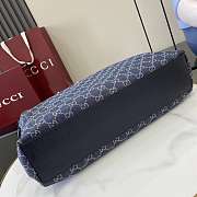 Kitlife Gucci Beatrix Large Tote Bag Dark Blue Denim 850546 40x36x12cm  - 6
