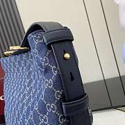 Kitlife Gucci Beatrix Large Tote Bag Dark Blue Denim 850546 40x36x12cm  - 5