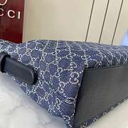 Kitlife Gucci Beatrix Large Tote Bag Dark Blue Denim 850546 40x36x12cm  - 4