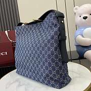 Kitlife Gucci Beatrix Large Tote Bag Dark Blue Denim 850546 40x36x12cm  - 3