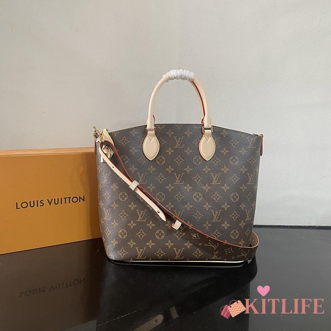 Kitlife Louis Vuitton Neo Lockit MM Monogram Canvas Bag Brown M26494 36x30x15cm - 1