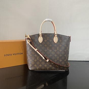 Kitlife Louis Vuitton Neo Lockit MM Monogram Canvas Bag Brown M26494 36x30x15cm