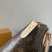 Kitlife Louis Vuitton Neo Lockit MM Monogram Canvas Bag Brown M26494 36x30x15cm - 6