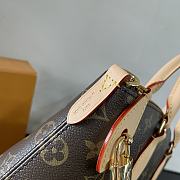 Kitlife Louis Vuitton Neo Lockit PM Monogram Bag Brown M26532 33x24x12cm - 6