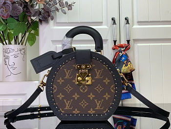 Kitlife Louis Vuitton Boite Chapeau PM Monogram Bag Brown M15293 27x9x19.5cm